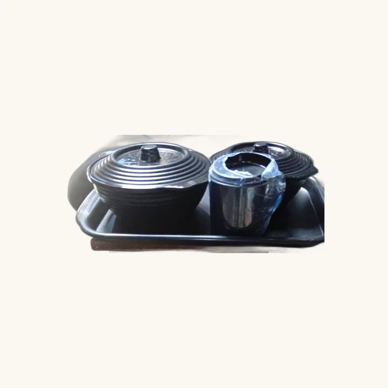 Ceramic Dish and Serving Tray Set presented on brand studio background